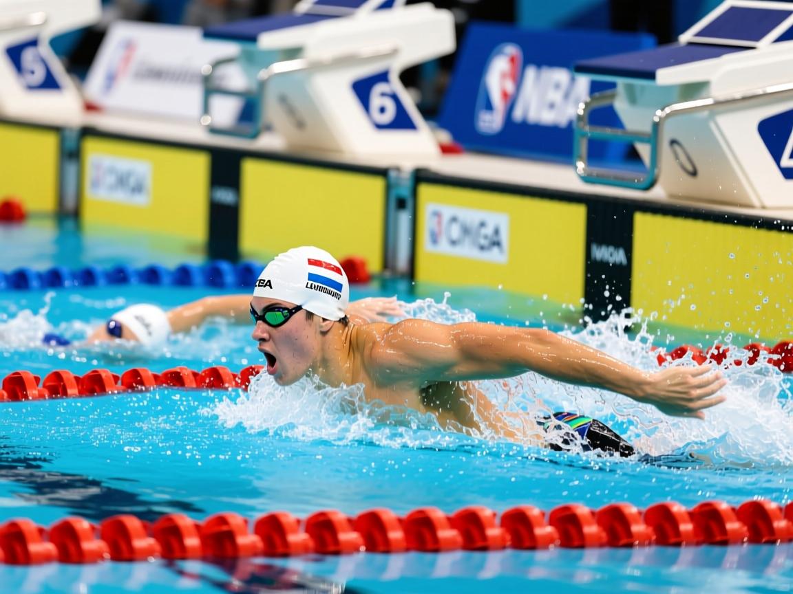 卢森堡游泳选手在蛙泳比赛中称霸  第1张